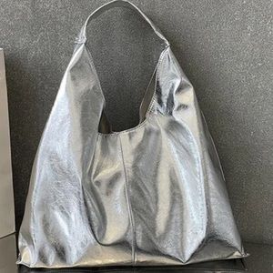 NEW Silver hobo large bag